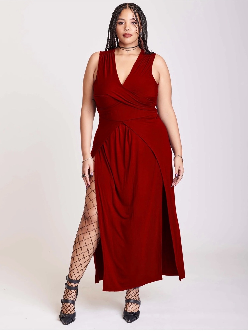 Midnight Hour Scarlet Twist Dress - Size L - NWT - Picture 2 of 8